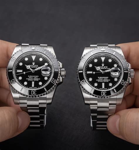 original rolex submariner vs fake|rolex submariner 116610ln super clone.